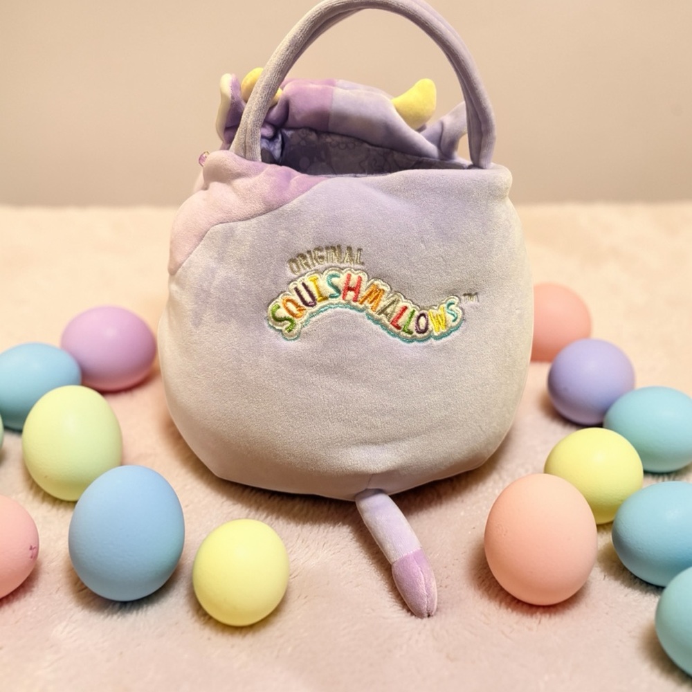 Squishmallow Plush Purple Egg Hunt Bag for Kids 🐣 - Picture 2 of 4